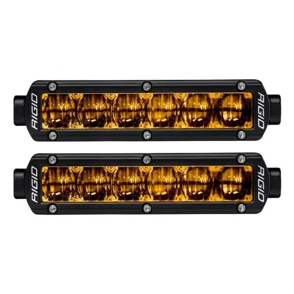 SR-SERIES PRO DOT/SAE J583 6INCH FOG LIGHT SELECTIVE YELLOW SURFACE MO